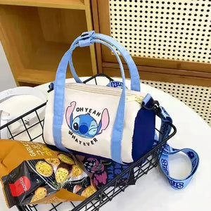 Stitch Canvas Bucket Bag - Bear Hugs