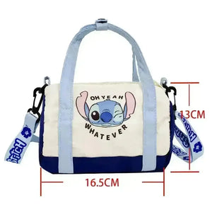 Stitch Canvas Bucket Bag - Bear Hugs