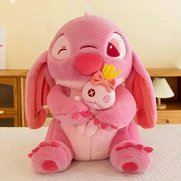 Stitch Holding Bow Doll Plush Toy - Bear Hugs