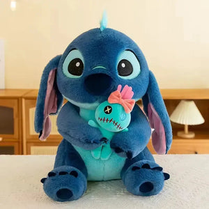 Stitch Holding Bow Doll Plush Toy - Bear Hugs