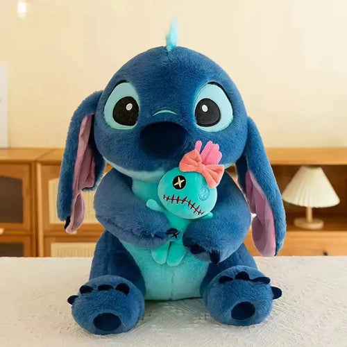 Stitch Holding Bow Doll Plush Toy - Bear Hugs