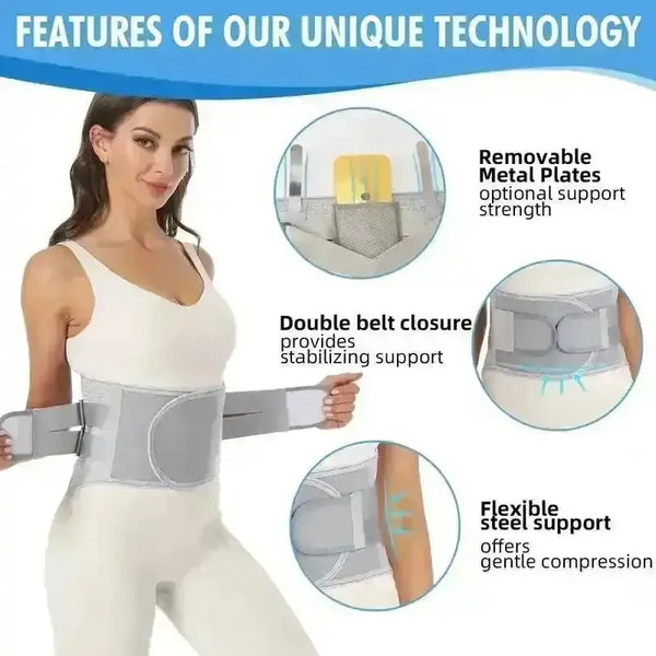 Str8 Lower Back Support Belt - Bear Hugs