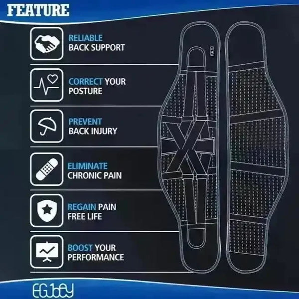 Str8 Lower Back Support Belt - Bear Hugs
