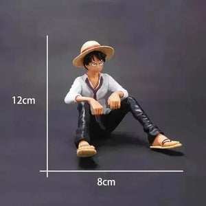 Straw Hat Luffy Sitting Action Figure (12 cm) - Bear Hugs