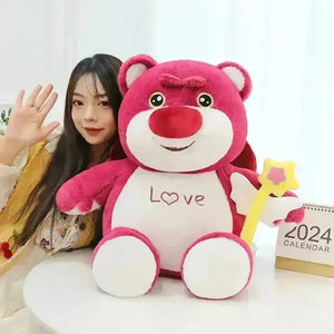 Strawberry Love Bear Plushie - Bear Hugs