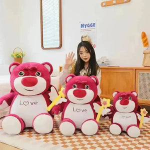 Strawberry Love Bear Plushie - Bear Hugs