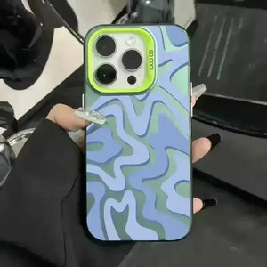 Striped Matte Texture Phone Case (For iPhones) - Bear Hugs