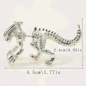Stylish Alien Shaped Stud Earrings - Bear Hugs