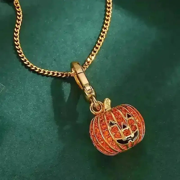 Stylish Halloween Pumpkin Pendant - Bear Hugs