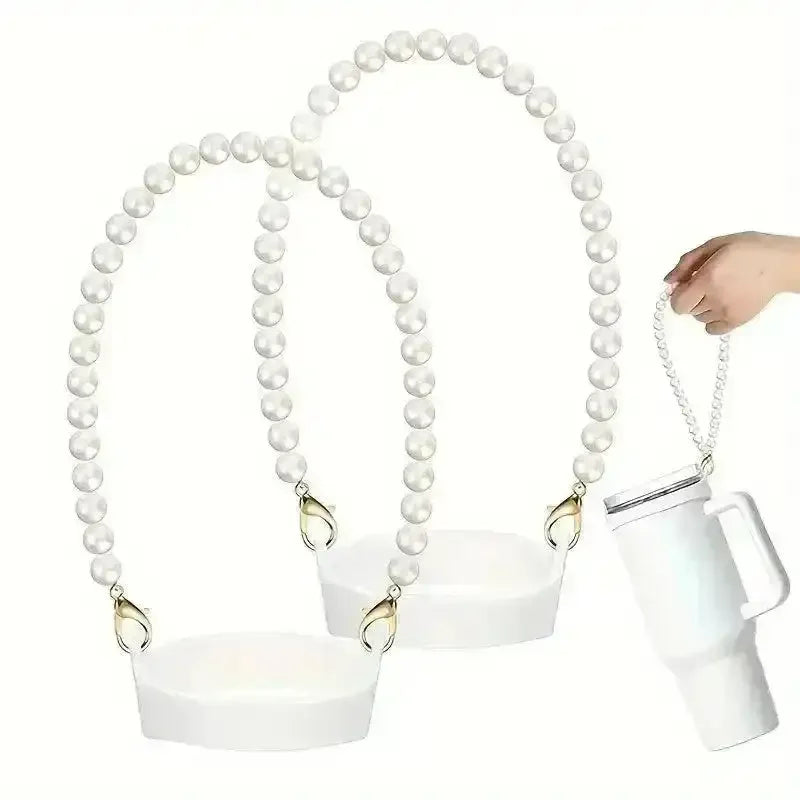Stylish Pearl Bottle Carrying Lanyard (2 Pcs) - Bear Hugs