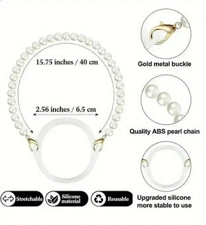 Stylish Pearl Bottle Carrying Lanyard (2 Pcs) - Bear Hugs