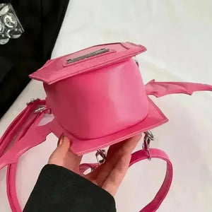 Stylish Winged Coffin Bag - Bear Hugs