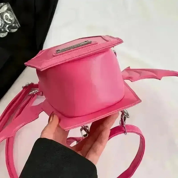 Stylish Winged Coffin Bag - Bear Hugs