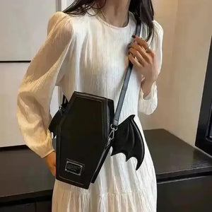 Stylish Winged Coffin Bag - Bear Hugs