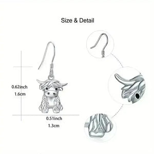 Stylish Yak Dangle Earrings - Bear Hugs
