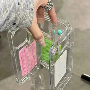 Suction Cup Transparent Case (For iPhones) - Bear Hugs