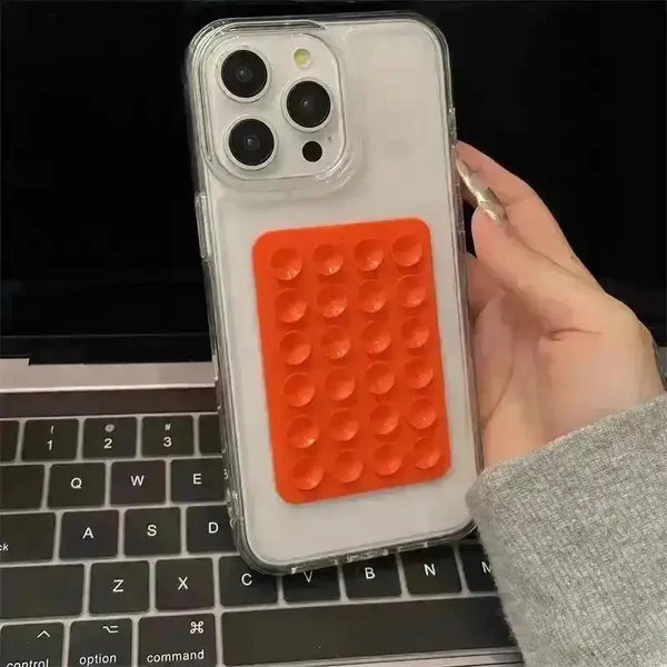 Suction Cup Transparent Case (For iPhones) - Bear Hugs