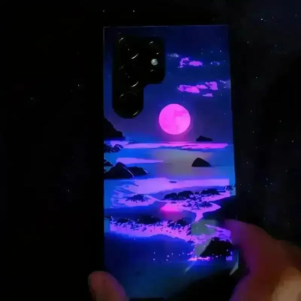 Sunset Beach Glowing Smart Cover (For Samsung) - Bear Hugs