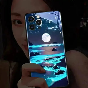 Sunset Beach Glowing Smart Cover (For Samsung) - Bear Hugs