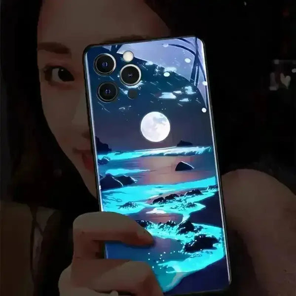 Sunset Beach Glowing Smart Cover (For Samsung) - Bear Hugs