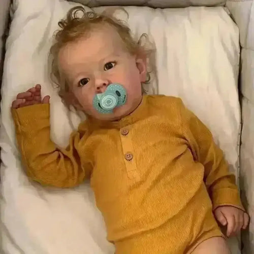 Super-Realistic Premium Reborn Baby Boy Doll (60 cm) - Bear Hugs