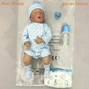 Super-Realistic Premium Reborn Baby Boy Doll (60 cm) - Bear Hugs
