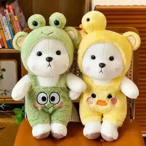 Super Soft Frog and Duck Lena Bear Plushie - Bear Hugs