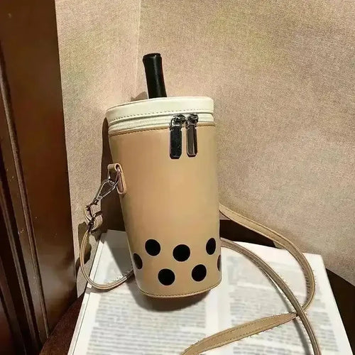 Sweet 3D Harajuku Milk Tea Design Bag - Bear Hugs