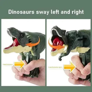 Swinging and Roaring Handheld Dinosaur - Bear Hugs