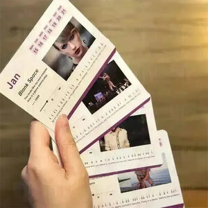 Taylor Swift Piano Calendar with Musical Sheets - Bear Hugs