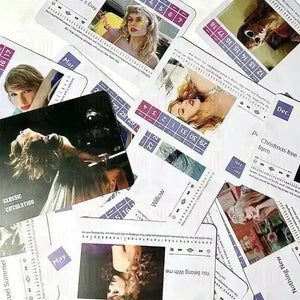 Taylor Swift Piano Calendar with Musical Sheets - Bear Hugs