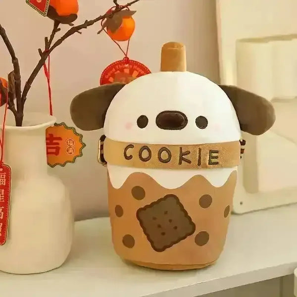 Tea Cup Dog Bag Plushie - Bear Hugs
