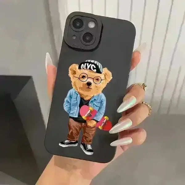 Ted Bear Silicon Phone Case (For iPhones) - Bear Hugs