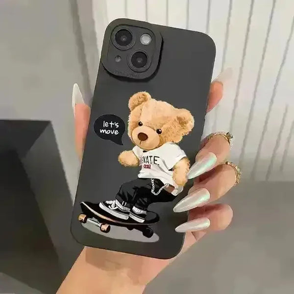 Ted Bear Silicon Phone Case (For iPhones) - Bear Hugs