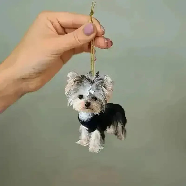Terrier Pup 3D Keychain - Bear Hugs