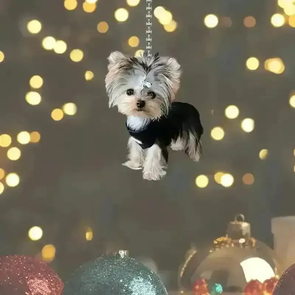 Terrier Pup 3D Keychain - Bear Hugs