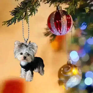 Terrier Pup 3D Keychain - Bear Hugs
