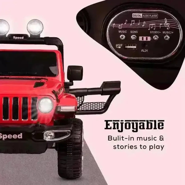 Thar Style Big Battery Powered Kids Jeep - Bear Hugs