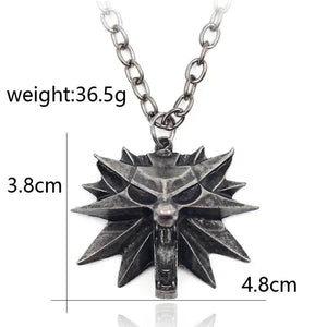 The Witcher Glowing Wolf LED Pendant - Bear Hugs