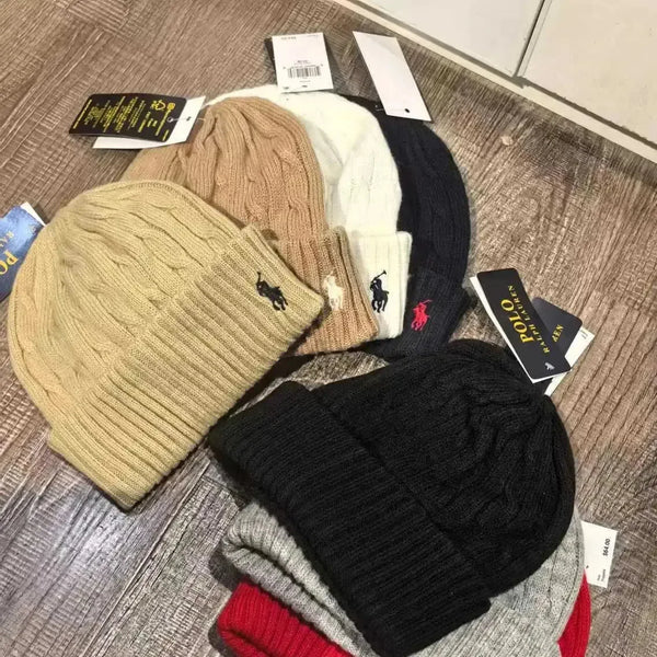 Thick Polo Fleece Monkey Cap - Bear Hugs