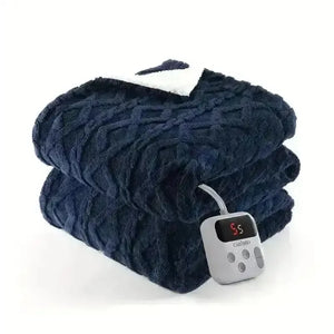 Thick Tufted Sherpa Electric Heated Blanket - Bear Hugs