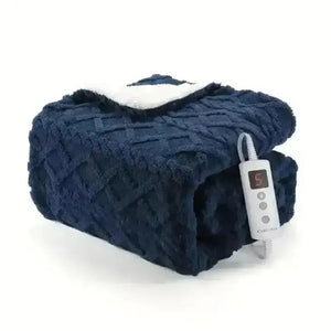 Thick Tufted Sherpa Electric Heated Blanket - Bear Hugs