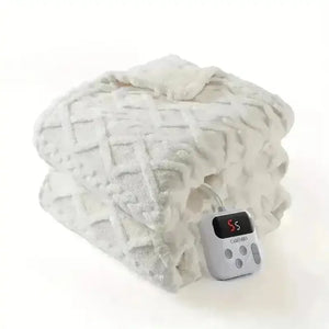 Thick Tufted Sherpa Electric Heated Blanket - Bear Hugs
