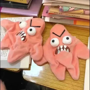Thrashing Motion Grumpy Patrick Star Keychain - Bear Hugs