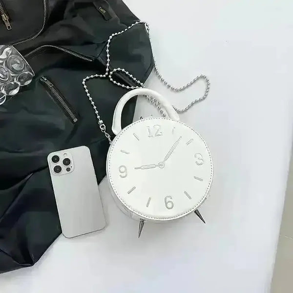 Timeless Round Clock Handbag - Bear Hugs