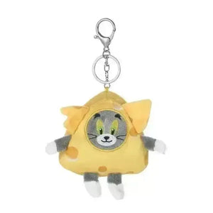 Tom & Jerry Cheese Block Plush Keychain - Bear Hugs