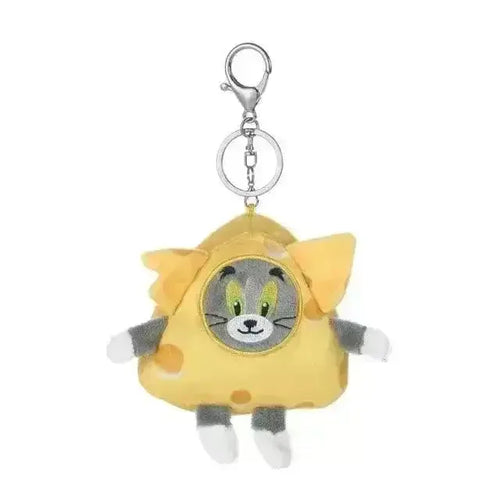 Tom & Jerry Cheese Block Plush Keychain - Bear Hugs