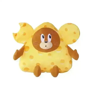 Tom & Jerry Cheese Block Plushies (38 cm) - Bear Hugs
