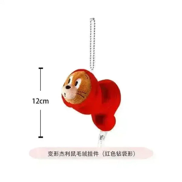 Tom & Jerry Deformation Plush Keychain - Bear Hugs