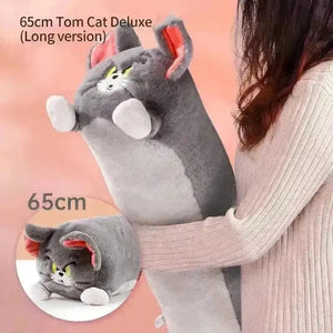 Tom & Jerry Long Flattened Plush Pillow - Bear Hugs